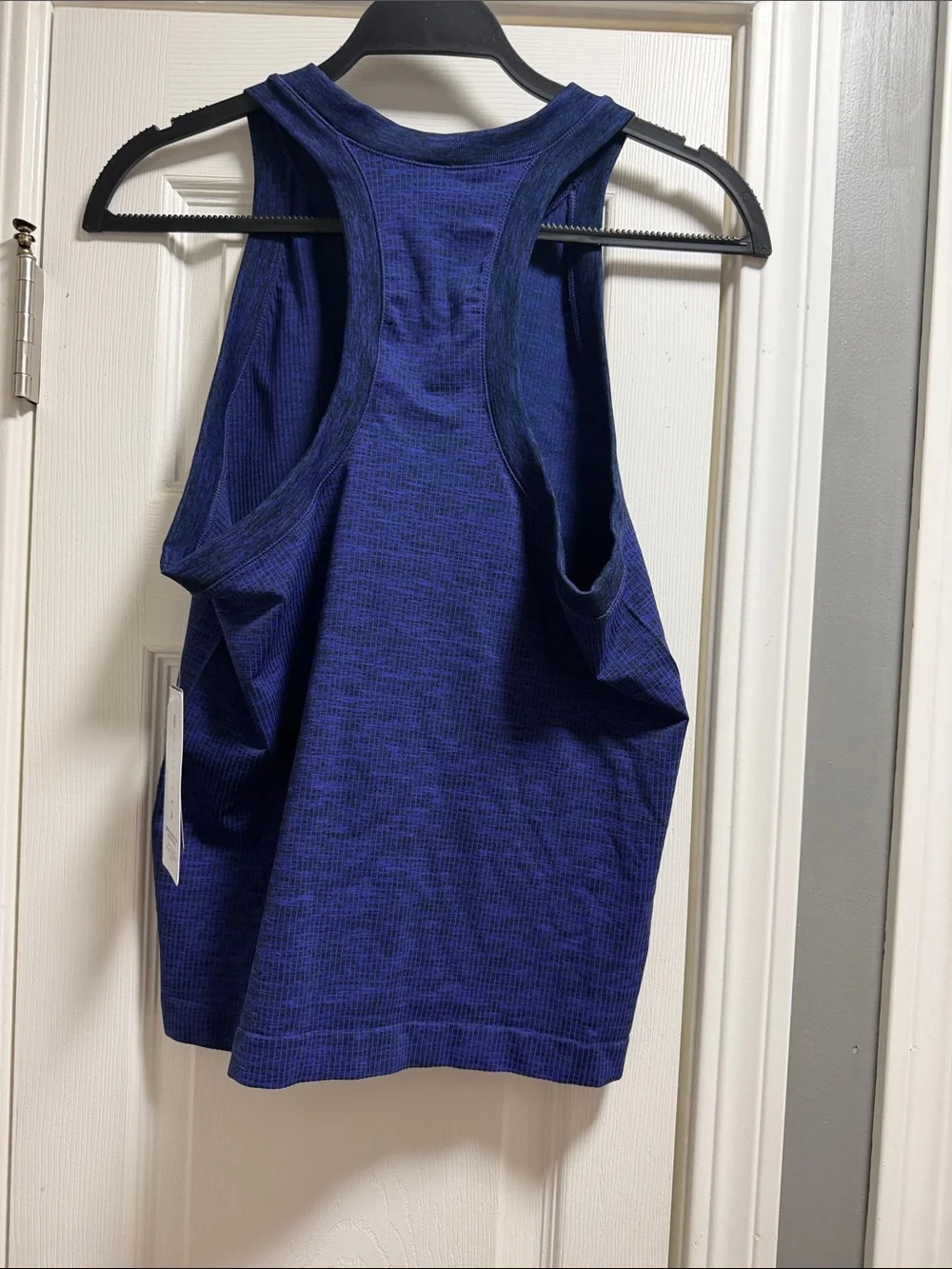 Women's High-Neck Active Tank Top - Deep Blue new with tags Athleta - Picture 2 of 4